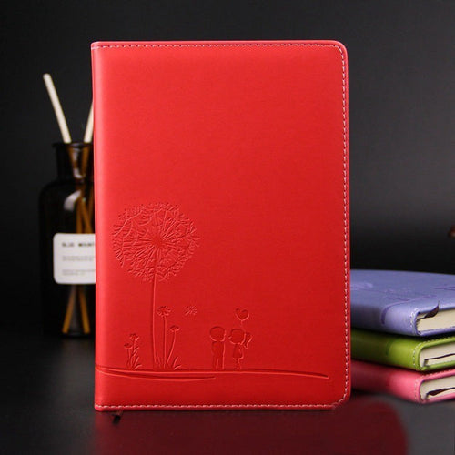 PU Leather Notebook - Red
