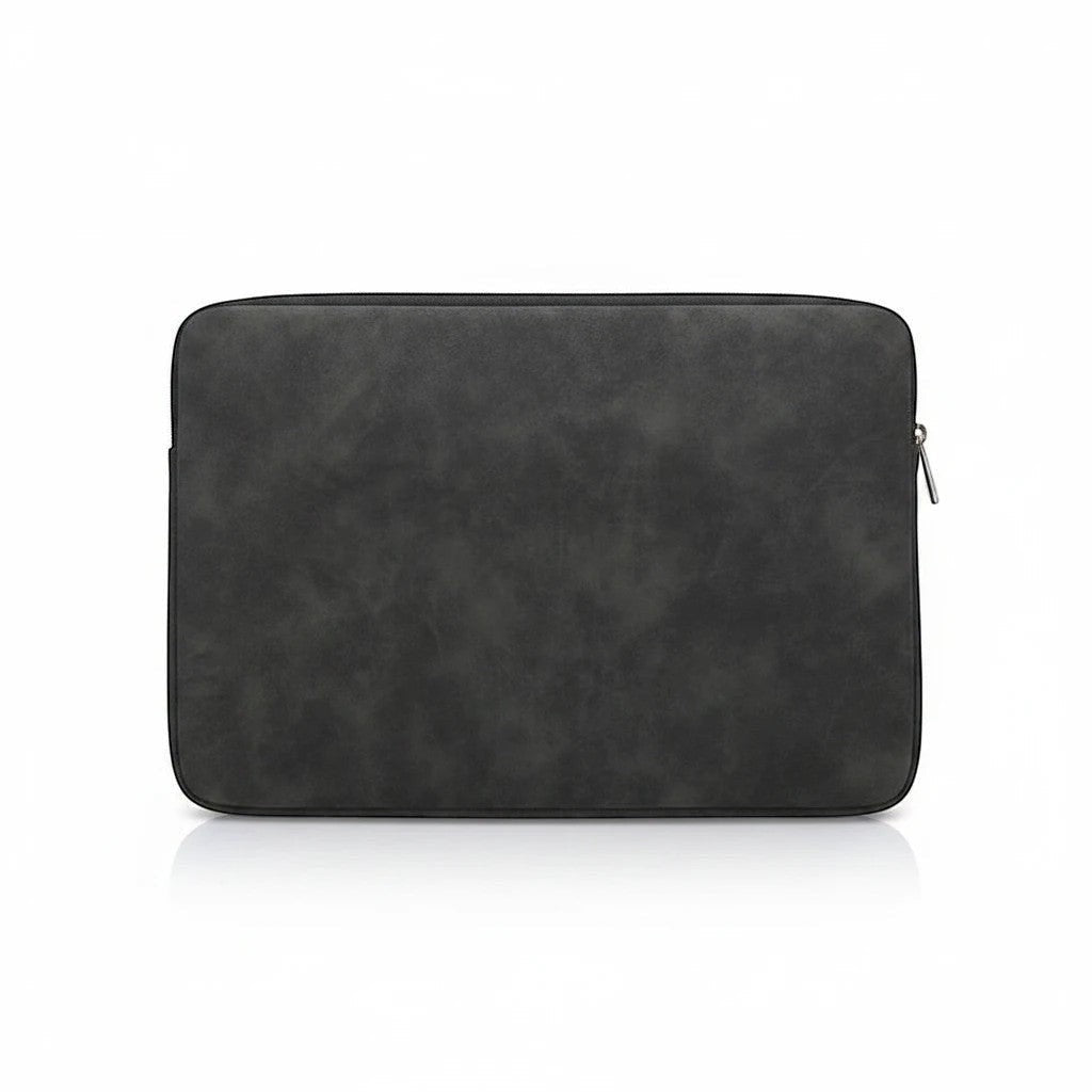 Ciemnoszary pokrowiec na laptopa 14 cali SchoolKit z miękką wyściółką i minimalistycznym designem